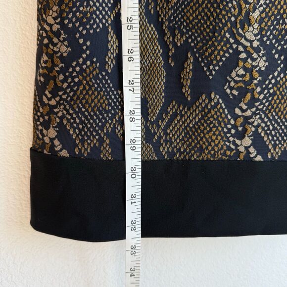 Diane von Furstenberg Garland Two Black & Python Strapless Bodycon Mini Dress 4 - Picture 12 of 14